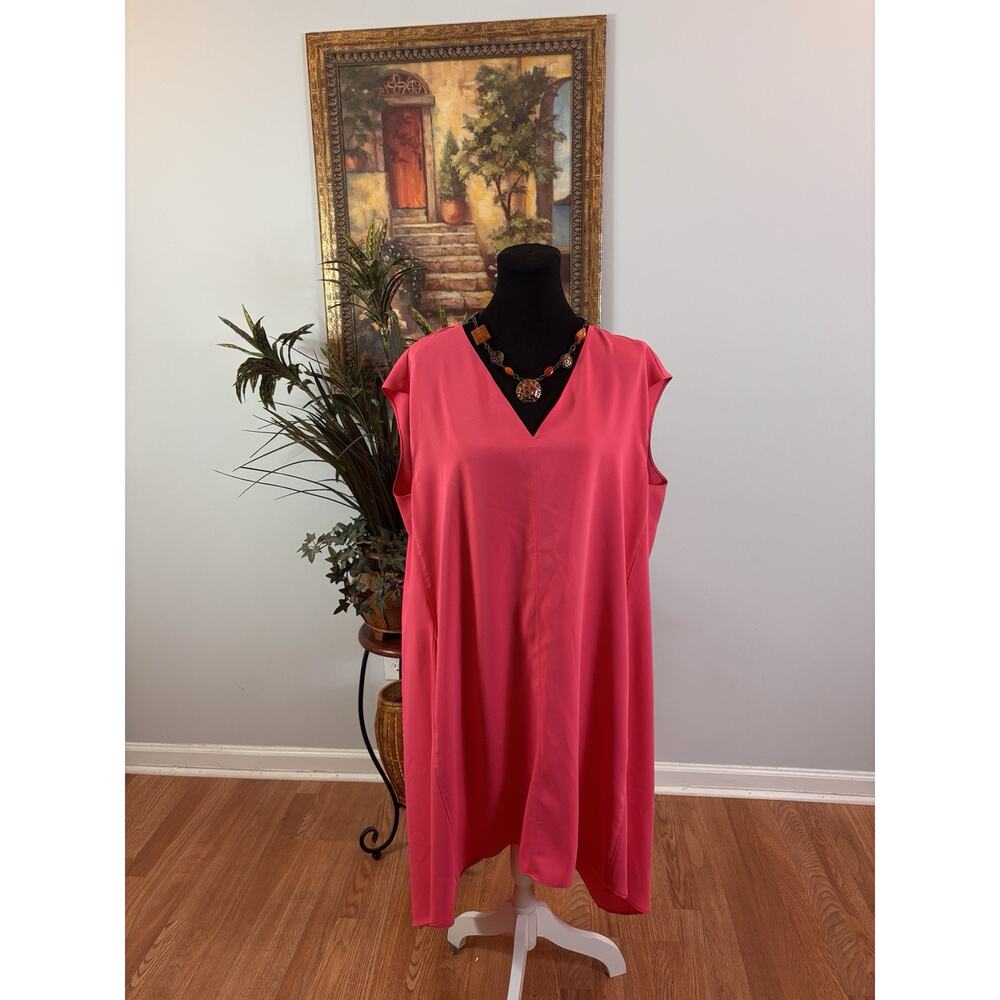 Rachel Rachel RoyWomen Dress 1X‎ Boho Artsy Lagenlook Summer Sleeveless Pullover